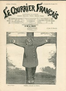 47 numara, “” The Courier francais ””in kapağı, Satirique en B & B by Adolphe Leon Willette