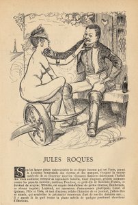 Bugünün adamları, sayı 411, çizim Adolphe dit Willette (1857-1926): Press, Le Courrier Français, Roques Jules (19.-20. yüzyıl) by Adolphe Leon Willette