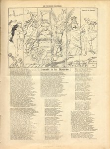 Courier francais, Satirique en B & B by Adolphe Leon Willette