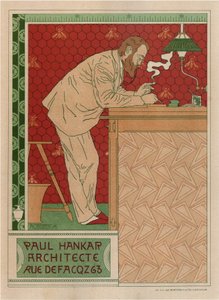 Paul Hankar, mimar by Adolphe Louis Charles Crespin