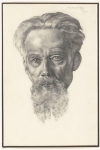 Han van der Kop tarafından bir adam portresinin fotoğraf reprodüksiyonu by Adriaan Bijl