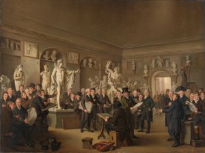 Felix Meritis Derneği Heykel Galerisi by Adriaan de Lelie