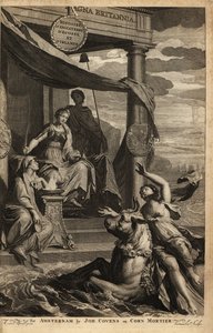 Europa, Zeus ve Themis ile alegorik ön parça