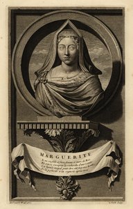 Margaret Tudor (1489-1541) (gravür)