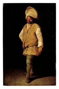 A Porter (panel üzerinde yağlı boya) by Adriaen Brouwer