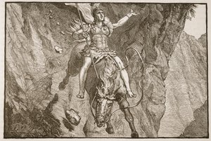 Curtius'un kurban edilmesi by Adriaen Brouwer
