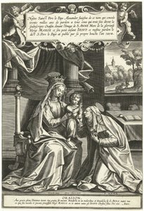 Anna üçlü by Adriaen Collaert