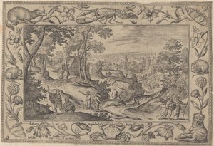 Havarilerin Gönderilmesi, yak. 1584. by Adriaen Collaert