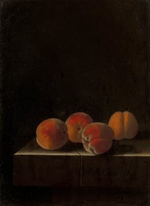 Taş Kaide Üzerinde Dört Kayısı Taş bir kaide üzerinde dört kayısı by Adrian Coorte