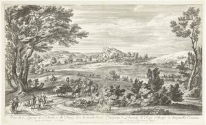 Gezicht op Saint Laurent de la Roche Franche Comté