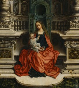 Madonna ve Çocuk Enthroned, 16. yüzyıl