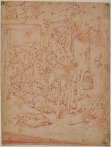 Hollandalı iç by Adriaen Jansz. van (attr. to) Ostade