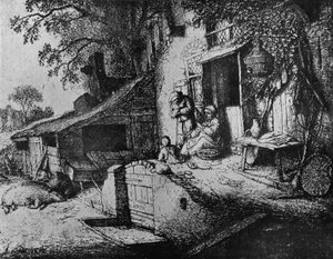 Dönen Kadın, 1652 by Adriaen Jansz. van Ostade