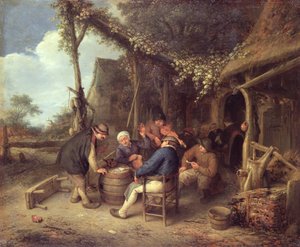 Ülkede Çalışmadan Sonra, 1659 by Adriaen Jansz. van Ostade