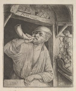 Fırıncı Üfleme Boynuzu, 1610-85. by Adriaen Jansz. van Ostade