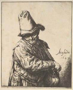 Hurdy Gurdy Adam, 1647. by Adriaen Jansz. van Ostade