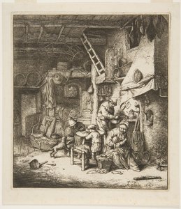 Köylü Ailesi by Adriaen Jansz. van Ostade