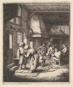 Faturasını Ödeyen Köylü, 17. yüzyıl. by Adriaen Jansz. van Ostade