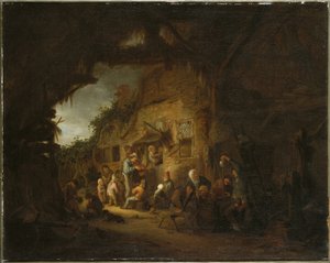 Eski Kemancı, 1641 by Adriaen Jansz. van Ostade