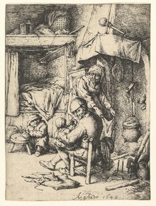 Pater Aileleri, 1648. by Adriaen Jansz. van Ostade