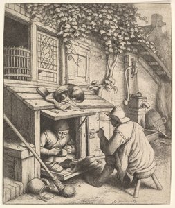 Ayakkabıcı, 1610-85. by Adriaen Jansz. van Ostade