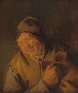 Neşeli köylü, 1630-50 by Adriaen Jansz. van Ostade
