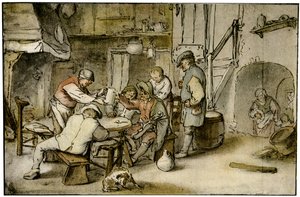 Müzisyen by Adriaen Jansz. van Ostade