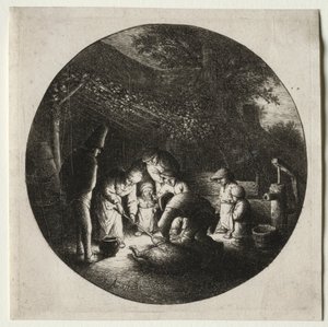 Domuz katilleri. by Adriaen Jansz. van Ostade