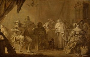 Müzikli Parti by Adriaen Pietersz van de Venne