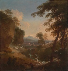 Uzak Dağlarla Peyzaj, ca. 1698.