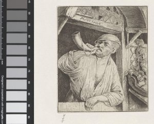 Fırıncı korna çalıyor by Adriaen van Ostade