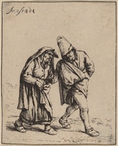 Çift Yürüyüş by Adriaen van Ostade