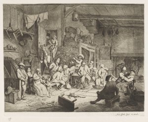 handa dans et by Adriaen van Ostade