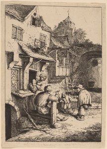 Kambur Kemancı by Adriaen van Ostade
