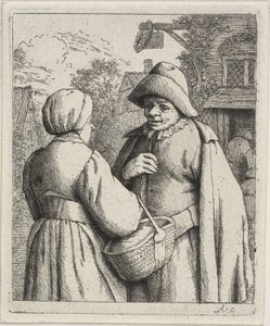 Erkek ve Kadın Sohbeti by Adriaen van Ostade