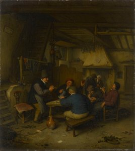 Tavernadaki Köylüler by Adriaen van Ostade