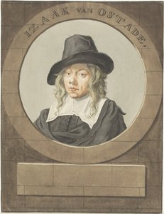 Isaac van Ostade'nin portresi by Adriaen van Ostade
