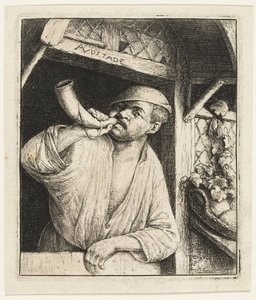 Fırıncı Kornasını Çalıyor by Adriaen van Ostade