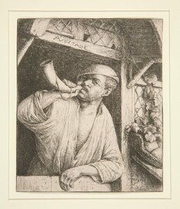 Fırıncı Kornasını Çalıyor by Adriaen van Ostade