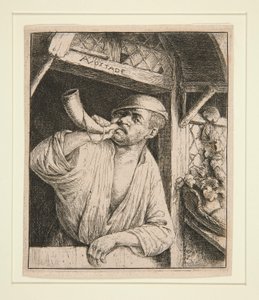 Fırıncı Kornasını Çalıyor by Adriaen van Ostade