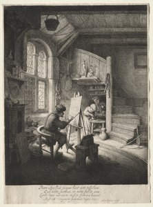 Ressamın Atölyesi by Adriaen van Ostade