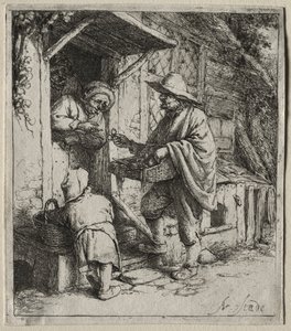 Gözlük Satıcısı by Adriaen van Ostade