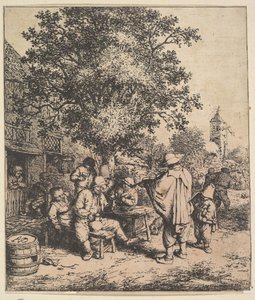 Kemancı ve Küçük Organgrinder, 1610-85.
