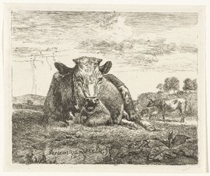 yalancı inek Farklı hayvanlar (dizi başlığı) by Adriaen van de Velde