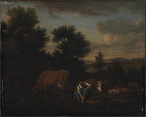 Sığır ile Çoban by Adriaen van de Velde