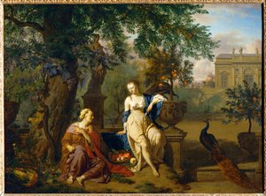 Vertumnus ve Pomona by Adriaen van de Velde