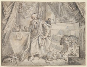 için çalışma by Adriaen van de Venne