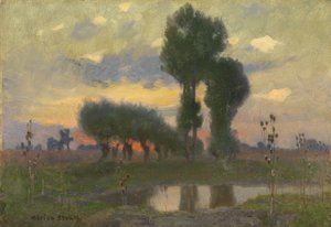 Ovada Akşam (gemide yağ) by Adrian Scott Stokes