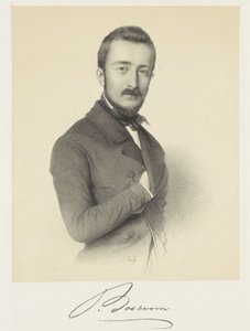 Johannes Bosboom'un Portresi by Adrianus Johannes Ehnle