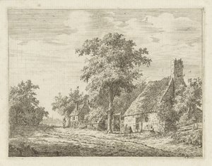Bir yol boyunca iki ev by Adrianus Serné